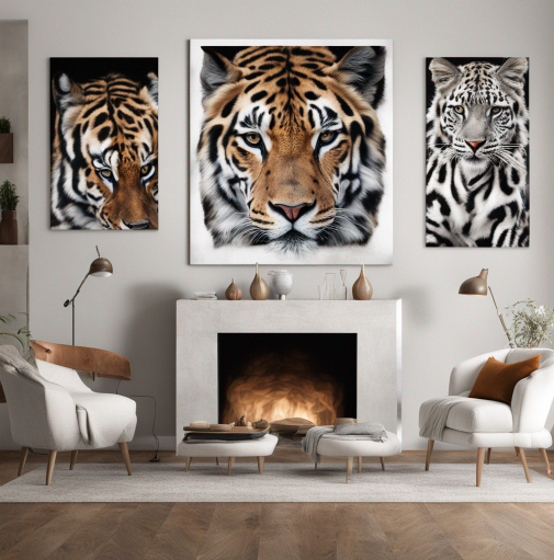 Animal canvas prints