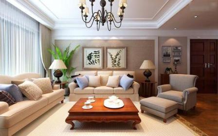 Decorate the shady living room